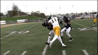 UAlbany’s Amir Hall with an awesome interception vs William & Mary on 11/04/23!