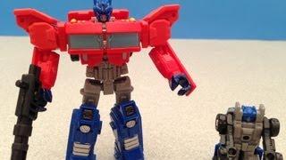 OPTIMUS PRIME AND AUTOBOT ROLLER TRANSFORMERS GENERATIONS TOY REVIEW