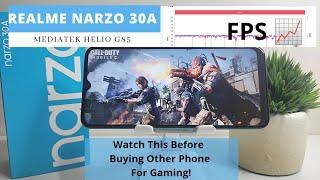 Realme Narzo 30a Call Of Duty Gaming Test -  Budget Phone? Really?