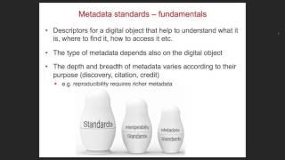 Metadata Standards