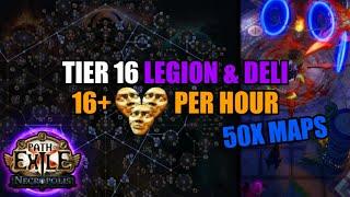 (PoE 3.24) MAKE 16+ DIV/HR AT LEAST T16 MAPS W/ LEGION & DELI - Legion & Deli Guide