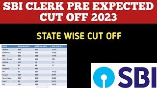 Sbi Clerk Pre 2023 Expected Cut off..State Wise cut off| #sbiclerk #sbija23 #sbija #sbiclerk2023