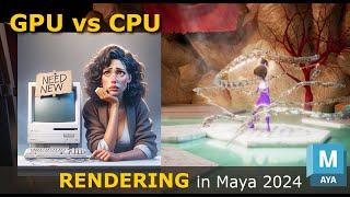 Maya: CPU vs GPU Render Speed Tests [Arnold]