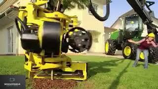 Werbung John Deer Comedy Spass Witzig Landwirtschaft Garten Hobbygärtner lustig deutsch Kreativ