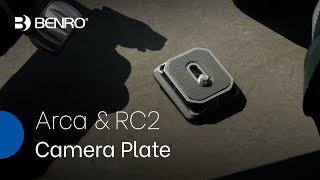 Benro Arca & RC2 Camera Plate | Easily Mount to ArcaSwiss or RC2 Tripod Heads