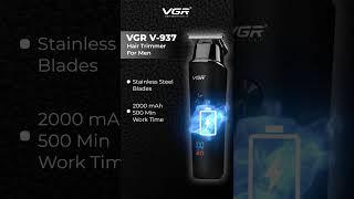 VGR V-937 Hair Trimmer | VGROfficial.in | Unbeatable Battery Performance | 500 Minutes Runtime