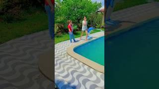 Desafio pular na piscina