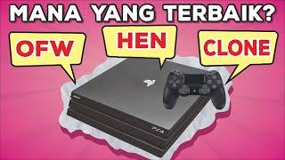 Perbedaan Firmware OFW, HEN, dan CLONE di PS4 - Mana yang Paling Bagus⁉️