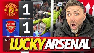 David Raya SAVES Arsenal! Man United 1-1 Arsenal Adam’s Match Reaction!