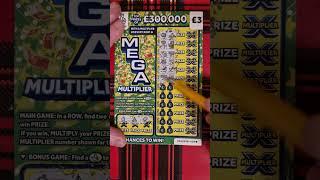 scratch card play £3 mega #shorts #scratchcards