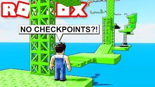 THE NO CHECKPOINT DIFFICULTY CHART OBBY! Roblox