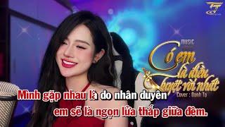 [ KARAOKE ] CÓ EM LÀ ĐIỀU TUYỆT VỚI NHẤT - OANH TẠ (COVER) BEAT NỮ HẠ TONE