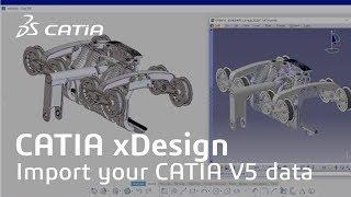 CATIA xDesign - Import CATIA V5 data