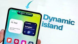 Dynamic island on Android | official video | Dynamic Island for android | TechGiant ️