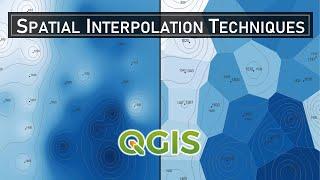 Spatial Interpolation Techniques in QGIS