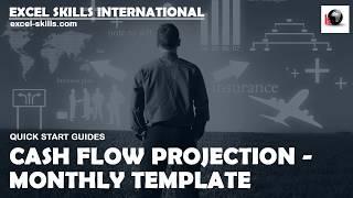 Cash Flow Projection - Monthly Template - Getting Started