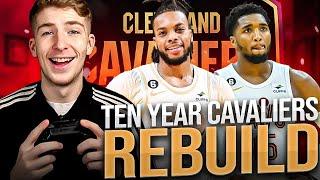 TEN YEAR CAVALIERS REALISTIC REBUILD IN NBA 2K23!