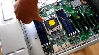 Installation Processor Intel® Xeon® e5-2620v3 - Supermicro MBD-X10SRL-F LGA 2011- SNK-P0048AP4