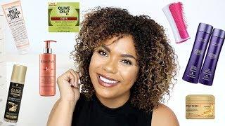 Favorite Products for Curly Hair! Curl Definers, Cleansers, Tools | samantha jane