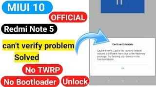 How to Install MIUI 10 in Redmi Note 5/5plus without Any Error | Android Oreo Update