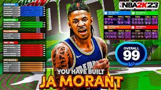 JA MORANT "INSIDE OUT SHOT CREATOR" BUILD w/ CONTACT DUNKS  is UNFAIR in NBA 2K23!