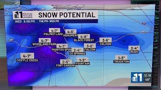 Snow makes a return tonight through the end of the week