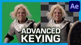 ADVANCED Green Screen KEYING Techniques | After Effects Tutorial