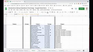 5.6.9 Google Sheets Functions - UNIQUE