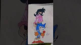 meus desenhos de friday night funk de Sonic EXE 3.0 parte 1