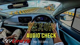 2024 Tata NEXON AUDIO CHECK | Creative Plus AMT | (1.2L 118 BHP) | POV Drive#141 | RevLimits |