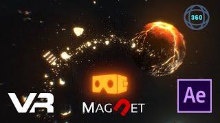 #360degree #VRspace #aftereffect #Element3D II VR space video inside after effect