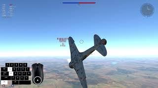 1vs1 war thunder - LA 7 vs BF 109 G2 trop