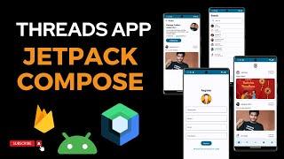 How To Make A Clone Of The Threads App In Jetpack Compose | Jetpack Compose Project Crash Video