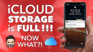 HELP!  My iCLOUD STORAGE is FULL!  - What options do I have?!