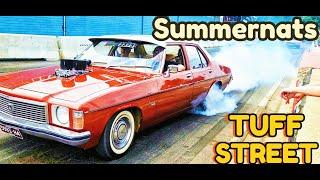 **TUFF STREET** at Summernats 36: burnouts and small wheelspins