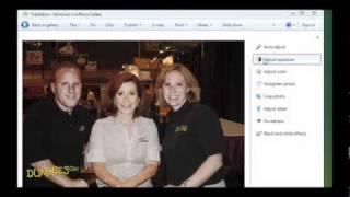 How to Adjust Image Exposure in Windows Live Photo Gallery For Dummies