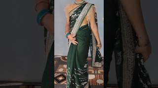 Saree draping tutorial with perfect pleats/easy tips for beginners/#saree #fashion