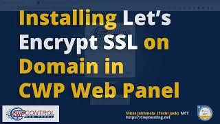 How to Install Auto SSL in CWP Centos-Web Control Panel