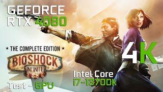 BioShock Infinite | RTX 4080 | Intel Core i7-13700K | 4K | TEST GPU | ULTRA SETTINGS