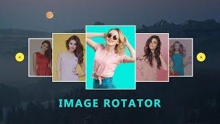 Image Rotator using Html and CSS 3 - Website Design