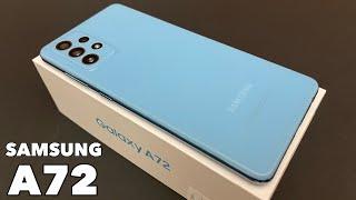 Unboxing SAMSUNG A72 - Awesome Blue