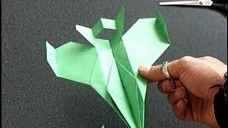 Papierflieger "Faita", Bauanleitung F-16 paper airplane