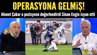 Halil Umut Meler'i topa tuttu! Ahmet Çakar tartışmalı pozisyonu değerlendirdi Sinan Engin isyan etti