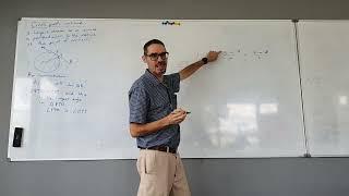 Circle proof 7: A tangent drawn to a circle is perpendicular to the radius at the point of contact.