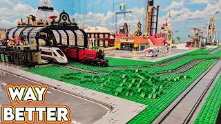 LEGO Train Tracks Embedded | Studgate Station Modified | City Update