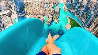 THE HIGHEST WATER SLIDES IN THE WORLD - Insane Water Slides 