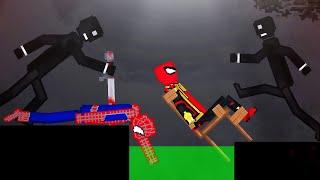 Torture Factory vs Spiderman With Acid Sea in People Playground