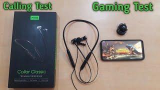 Mivi Collar Classic Gaming Test And Calling Test || Wireless Earphone || 2021