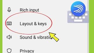 Microsoft Swiftkey | Layout & keys Settings