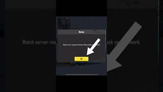 Bgmi server problem 100% solution #shorts #ytshorts #bgmi #pubg